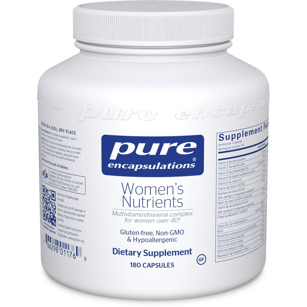 Pure Encapsulations Women's Nutrients | Multivitamin for ... Pure Encapsulations Women's Nutrients | Multivitamin for ...