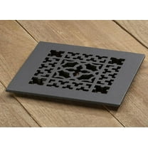Reggio Registers 808-H Scroll Series 6" X 6" Grille - Cast Iron