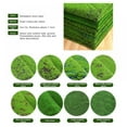 thumbnail image 3 of Christmas Sale! Artificial Grass Rug Fake Moss Grass Turf DIY Synthetic Turf Landscape Artificial Grass Mats Lawn Carpet for Wedding Home Backyard Patio Balcony Indoor Outdoor Decor (3.28x3.28 ft), 3 of 8