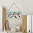 Wood Sign Sometimes I Wet My Plants Home Rustic Wood Sign Wall Art For