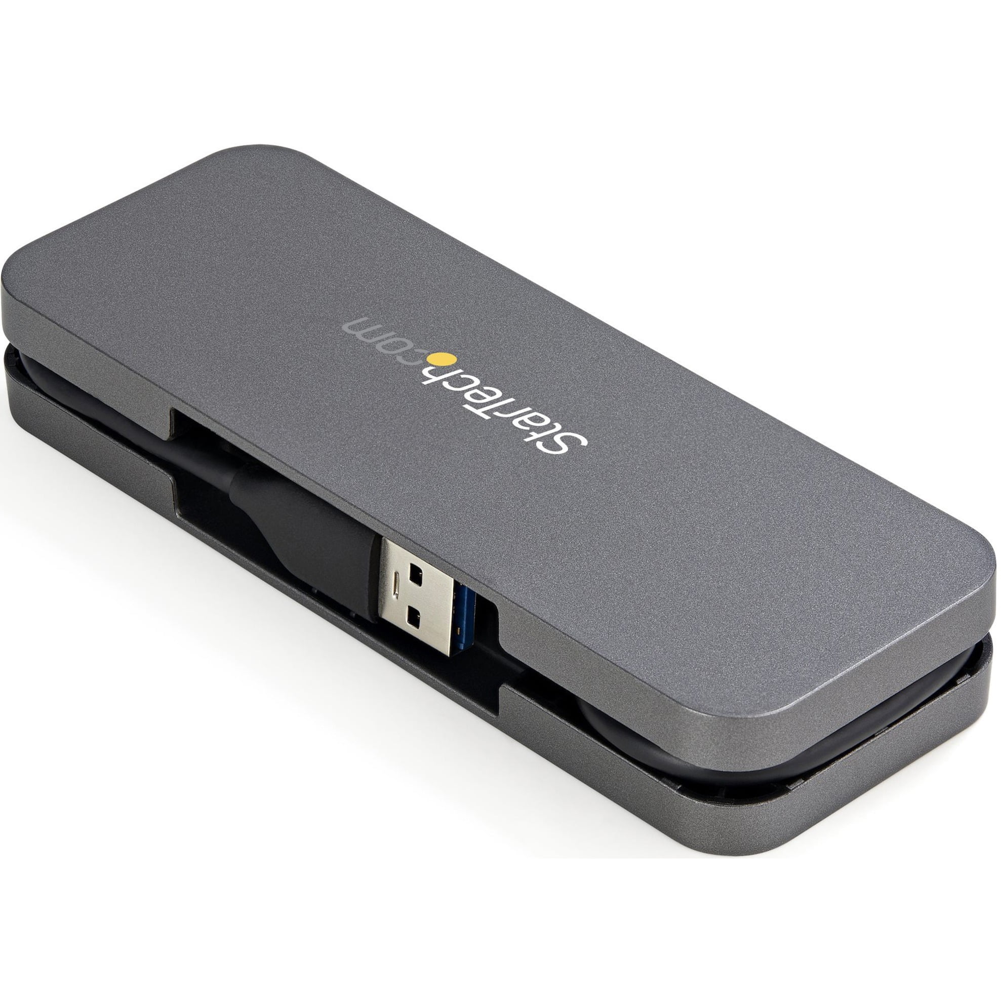 Startech.com 4 Port Usb 3.0 Hub, 4x Usb-a, 5gbps Lptop/desktop Usb Type-a Hub, Usb Bus Powered, 28cm Long Cable With Cable Management