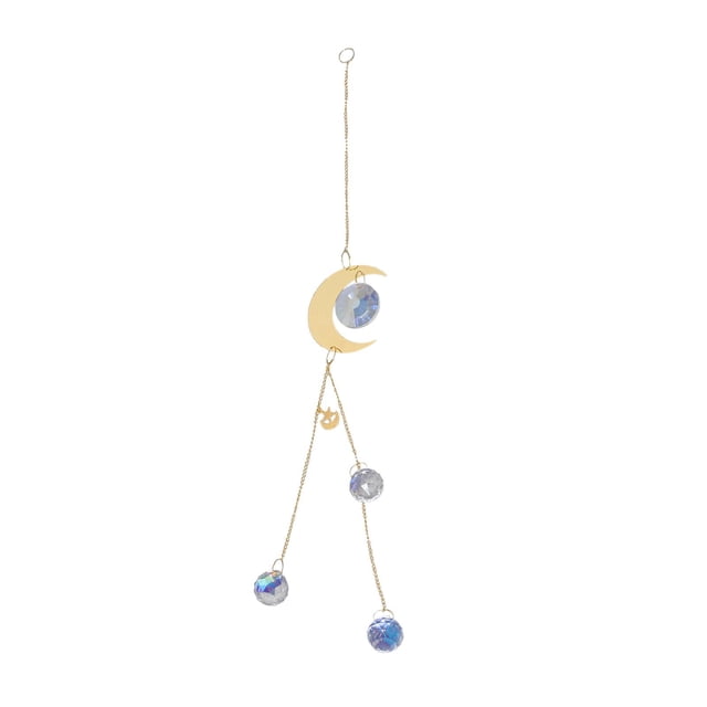 Bola de cristal colgante para ventana de 33 cm, atrapasol de prisma, colgante de arcoíris de vidrio B