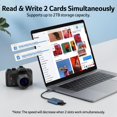 thumbnail image 3 of SD Card Reader Acer USB-C Dual Slot Aluminum 5Gbps, 3 of 9