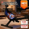 thumbnail image 3 of Rowing Machines for Home, Magnetic Rowing Machine with 115lbs High Resistance Rowing Machine,16 Levels of Quiet Resistance,Rower Machine for Home Row Machine, App Compatible, LCD Monitor, 3 of 10