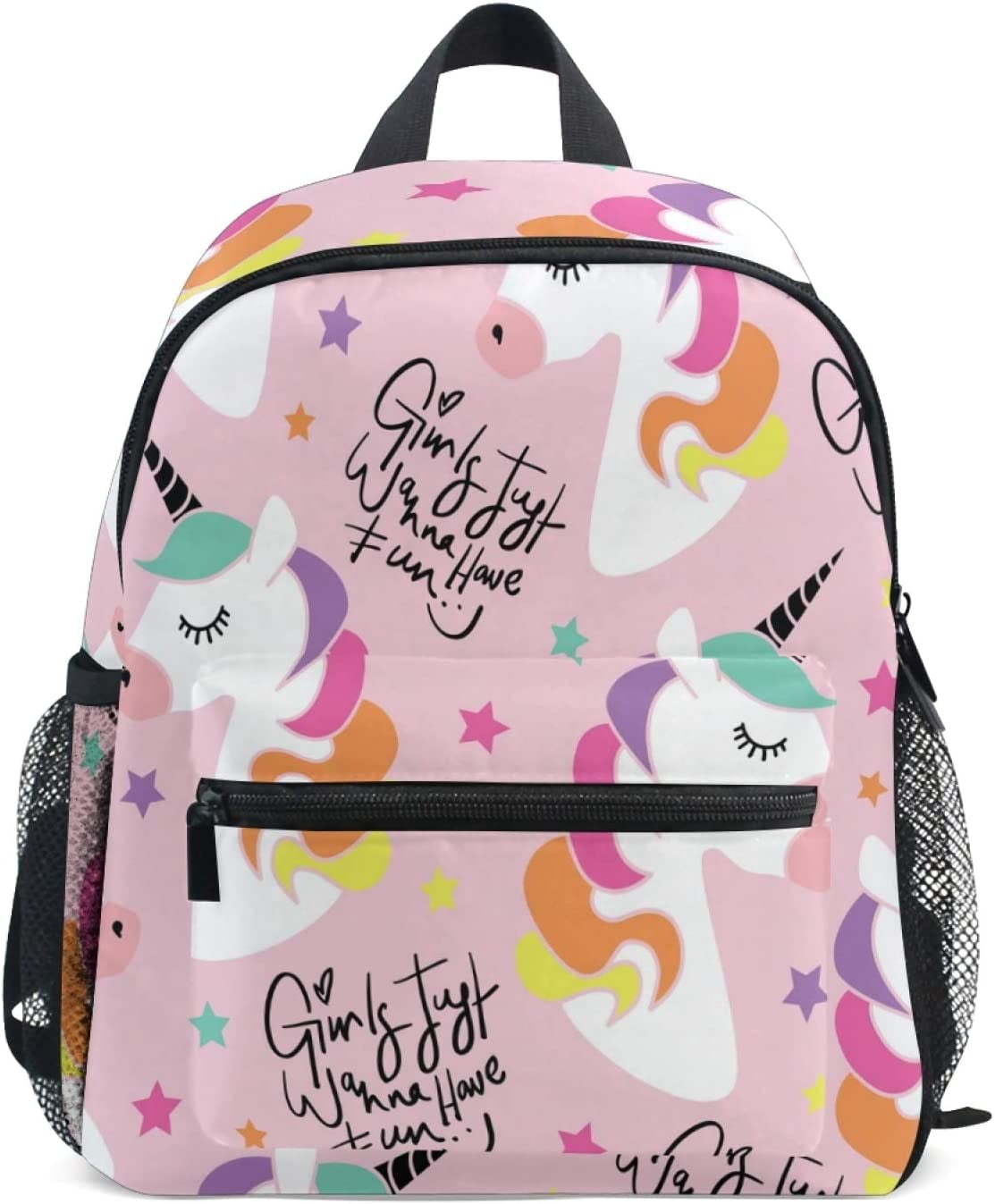 Chest Clip Backpack Unicorn Girls Backpack With Chest Strap - Lightweight School Bookbag For Toddlers & Kids Girls School Backpack