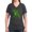 Charcoal, variant on CafePress - St Paddys Day Fancy Sh Women's V Neck Dark T Shirt - Women's V-Neck Dark T-Shirt