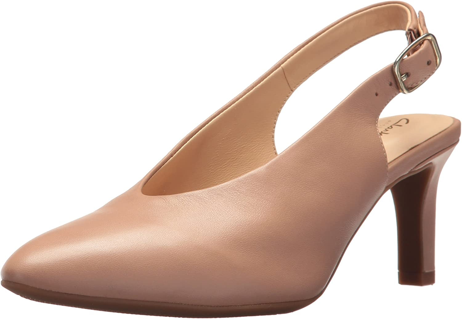 clarks pumps beige