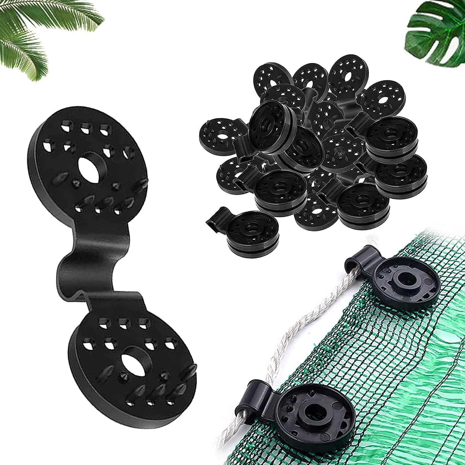 Shade Cloth Heavy Duty Lock Grip Shade Cloth Plastic Clips Greenhouse