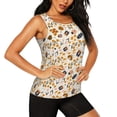 thumbnail image 2 of KLL cute insects Print Womens Tank Top Sleeveless Workout Tops Athletic Running Shirts Yoga Gym Clothes-Medium, 2 of 7