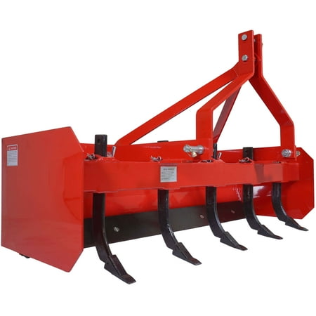 Carbide Scarifier Drum - Titan 5' Box Blade Tractor Attachment Category 1 Cat 0 Scarifier Shank Teeth