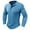 Light Blue Tops, variant on Dagegui Men's Henley Shirts Cotton Crew Neck Buttons Long Sleeve Tops Slim Fit Athletic Pullover Gym Workout Muscle Tee Red S
