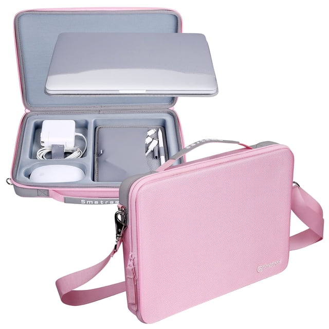 Funda Rígida Impermeable Smatree Rosa para Laptop 14.2"