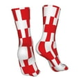 thumbnail image 7 of Uemuo Red Cross 1 for 16in Socks, Cotton Socks Sports Socks Knee High Socks Comfortable Socks For Men, Women, 7 of 7