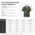 thumbnail image 5 of Goofa Vintage Santa Skiing Green Plaid Printed Men's Casual Short-sleeved Shirt,Lightweight Breathable Button-down,Summer Casual men's top,Versatile Fashion shirt-Small, 5 of 7