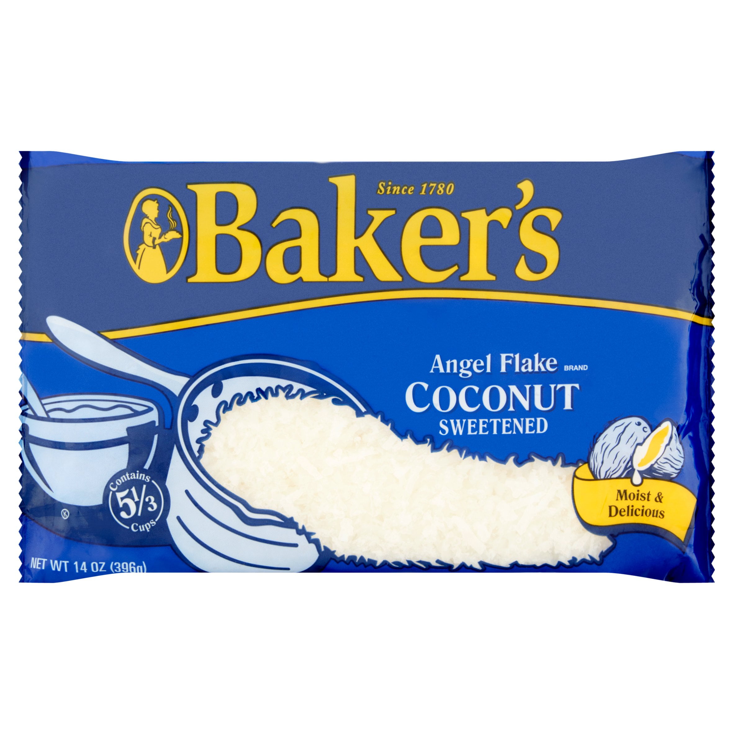 Baker's Sweetened Coconut Angel Flakes, 14 oz by Kraft Heinz Foods Company