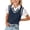 Navy, variant on YUANxueke Sweater Vest for Boys Girls V Neck Knitted Crop Tank Top Preppy Style School Uniform Lightweight Knitwear for 0-15 Years