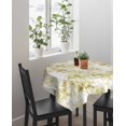 thumbnail image 4 of Watercolor Forest Green Suqare Tablecloth - 54 x 54 Inch, Abstract Art Modern Trees Waterproof & StainResistant Tablecloth, Washable Oil-proof Table Cover for Dining/Party/Wedding/Camping/Buffet, 4 of 9