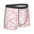 thumbnail image 3 of Disketp Cute Hand Drawn Hearts Men'S Boxer Briefs,Soft And Breathable Cotton Underwear With Comfortflex Waistband, 3 of 8