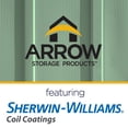 thumbnail image 2 of Arrow Classic Steel Storage Shed, 8x8, Sage Green, 2 of 8