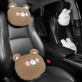 thumbnail image 2 of Reposacabezas para asiento de coche, almohada para el cuello, almohada para la cintura, almohada para el coche, almohada para el coche en el coche, un par de lindas almohadas de dibujos animados para, 2 of 6