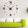 thumbnail image 4 of DIY Wall Clock Frameless 3D Mirror Wall Clock Large Mute, 4 of 8