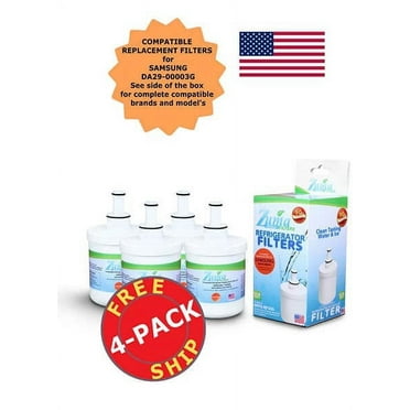 ZUMA Brand , Water and Ice Filter , Model # OPFS-RF300 , Compatible with Samsung® RF26XAERS/XAA - 4 Pack - Made in U.S.A.