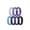 Pack G: Light Purplish Gray, Veronica, Galaxy, Blue Pale, Dark Blue B, Pansy, Black, variant on ThunderFit Women’s Silicone Wedding Rings – 5.5mm Wide, 2mm Thick Engagement Rings, Rubber Engagement Bands, 7-Pack