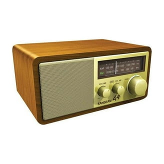Sangean WR-16 AM/FM Bluetooth Wooden Cabinet Radio - Walmart.com
