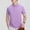 02 Purple, variant on zfwon Golf Men Polos Shirts Lightweight Oversized Smart Casual Short Sleeve Tops Trendy Summer Work Business Tee Tops Breathable Turndown Collar Colorblock Pullover