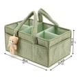 thumbnail image 3 of Portable Baby Care Organizer With Removable Dividers Storage With Handles For Nursery And, 3 of 6