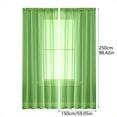 thumbnail image 2 of Your Home : Stylish Solid Color Semi Sheer Window Curtains For A Bright Airy ! Nature Shower Curtain 50x50 Curtains Peach Curtains 2 Panels Rosette Curtains with Tiebacks Short Window Curtain in, 2 of 8