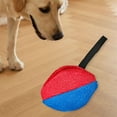 thumbnail image 1 of Juguete para tirar de perros, juguete para tirar, resistente, portátil, enriquecedor, resistente al desgarro, entrenamiento de mordeduras, juego rojo azul, 1 of 8