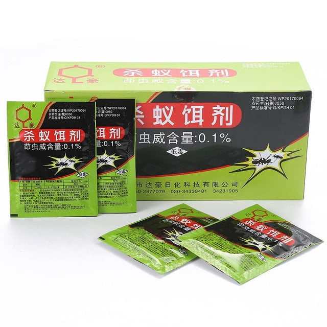50 paquetes de cebo para matar hormigas, hogar, sala de estar, cocina, restaurante, insecticida, medicina para hormigas con nido completo Sailing Electrónica