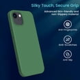 thumbnail image 4 of Entronix Silicone Case Compatible with iPhone 17e, Soft-Touch & Slim Protective Cover, Green, 4 of 5