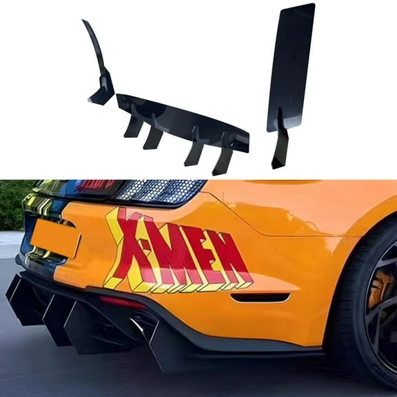 For Mustang 2015-2021 Body Kit Rear Bumper Spoiler Guard Rear Bumper Protector For Ford Mustang 2015-2021 Car Accessories