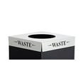 thumbnail image 2 of Safco Square-Fecta Waste Recycling Bin Lid, 2 of 3