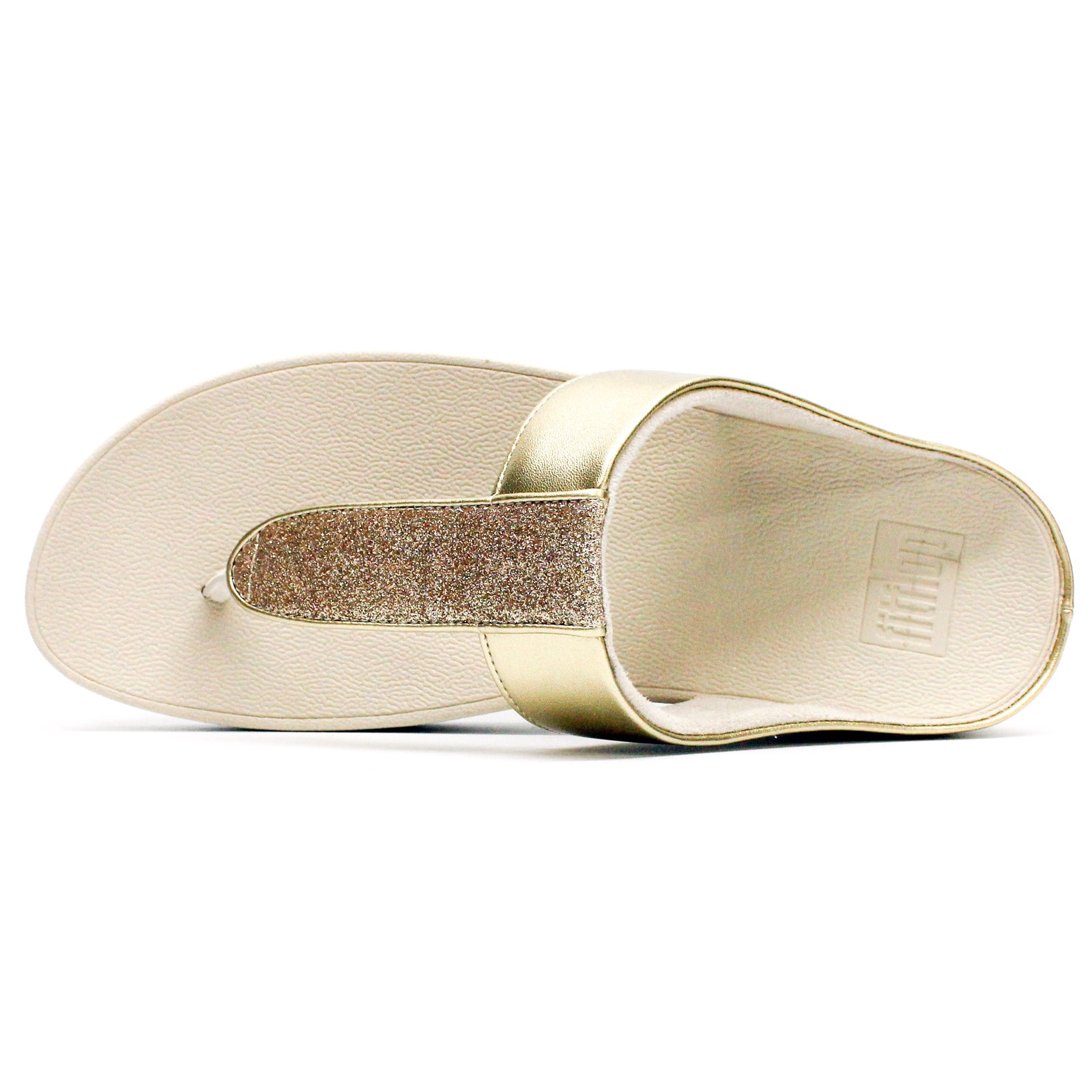 Fitflop Women's Fino Glitterdust Metallic Toe-Post Sandals