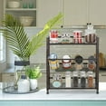 thumbnail image 3 of 3 Ties Spice Rack Organizer for Countertop Free Stand Holder Storage for Kitchen, 3 of 7
