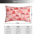 thumbnail image 4 of Disketp Pillow Covers Cute Mushroom1 Pattern Throw Pillow Case Cushion Covers,Cushion For Bedroom,Couch,Home-16"X24", 4 of 8