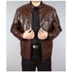 thumbnail image 3 of Ropa de cuero para hombres, casual, de cuero, de piel, de terciopelo, acolchada, para mediana edad, 3 of 5