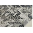 thumbnail image 4 of 8' X 10' Black Gray And Silver Geometric Area Rug, 4 of 8