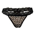 thumbnail image 4 of Panties for Women Tbopshirt Womens Panties Briefs,Leopard Printed Lingerie Panties Underwear Underpants T-String,Cheeky Lace Panties Underwear,Gifts for Women, 4 of 9