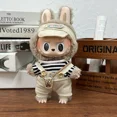 thumbnail image 4 of Para Corea Kpop Exo 15-17cm Labubu Idol V1 V2 monos conjunto ropa regalo Mini ropa de muñeca de peluche accesorios de atuendo, 4 of 5