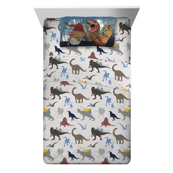 Jurassic World Kids Twin Sheet Set, Universal