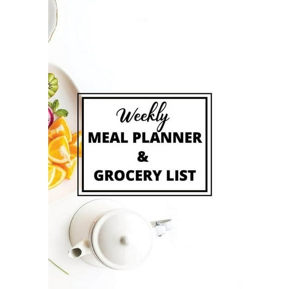 Weekly Meal Planner and Grocery List, (Paperback)