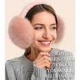 thumbnail image 4 of Winter Ear Muffs for Women Men - Foldable Fuzzy Earmuffs Faux Fur Ear Warmer, Perfect Ear Covers for Cold Days, 4 of 6