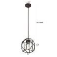 thumbnail image 2 of CHLOE Rylee 1 Light Oil Rubbed Bronze Mini Pendant Ceiling Fixture 10" Wide, 2 of 10