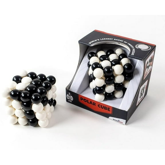 Meffert's Polar Cube - The Original Ultimate 4 x 4 Twisting Brainteaser Puzzle from Recent Toys - Travel Friendly Fun for Ages 9 to Adult