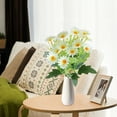 thumbnail image 4 of Kadlawus Under $5 ! Artificial Daisy Flowers Fake Floral Stems Realistic Greenery Bouquet for Home Garden Decor Vase Arrangement, 4 of 6