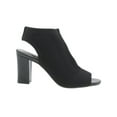 thumbnail image 2 of Impo Womens Velancy Knit Peep Toe Wedge Sandals Black 10 Medium (B,M), 2 of 3